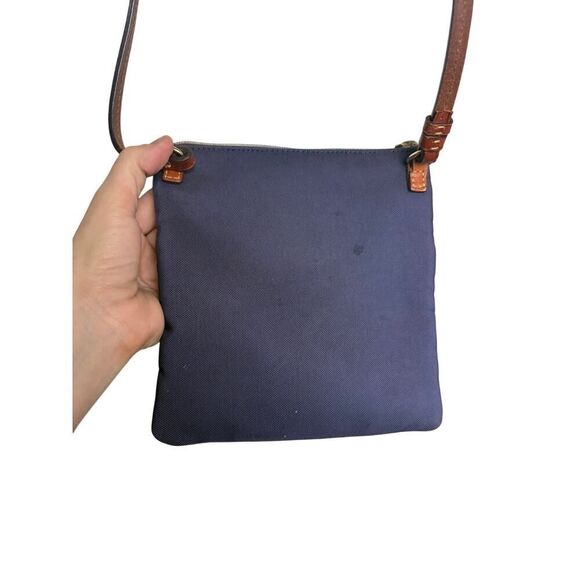 Dooney & Bourke Navy Nylon North South Triple Zip Crossbody Bag - Picture 7 of 7